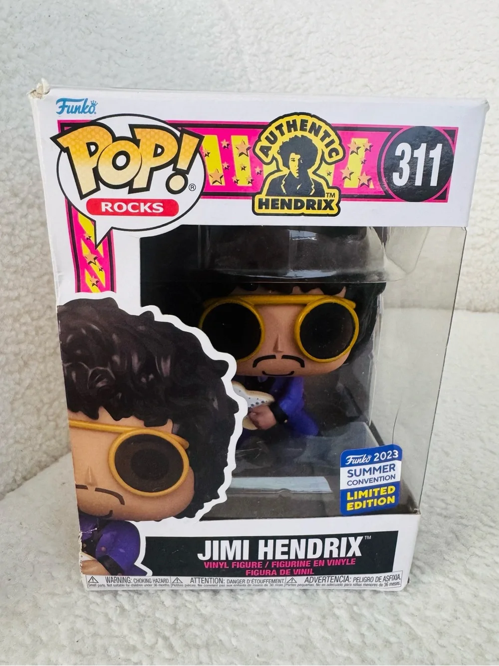 Funko Pop! Rocks Jimi Hendrix #311 Vinyl Figure - Purple